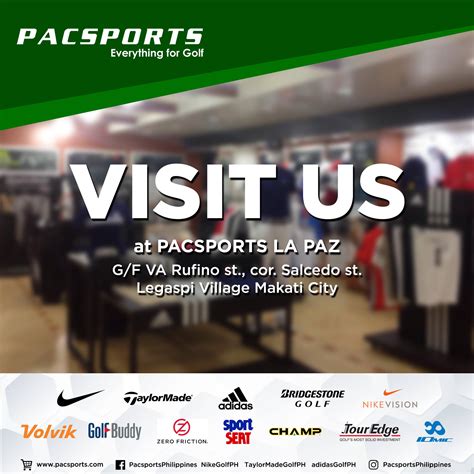 Visit Us at La Paz Centre G/F .